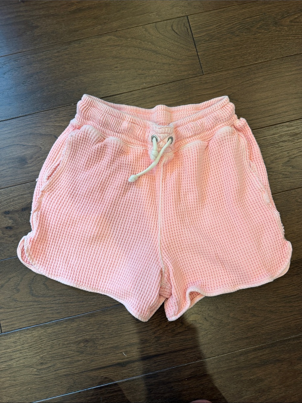 aerie Pink Waffle-Knit Athletic Lounge Shorts Size XS - C72-006